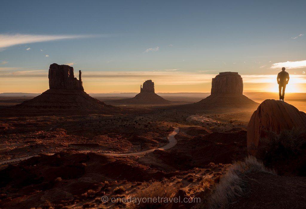 Où voyage en 2019 Monument Valley sunrise ouest américain